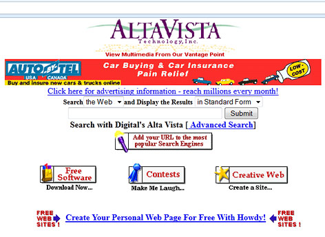 Ausgestorben: Altavista, AOL, Netscape …